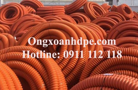 Phân phối ống nhựa xoắn HDPE màu cam tại Quảng Ninh